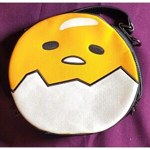 Loungefly Gudetama The Lazy Egg Shoulder Bag Crossbody Reversible Kawaii Bag